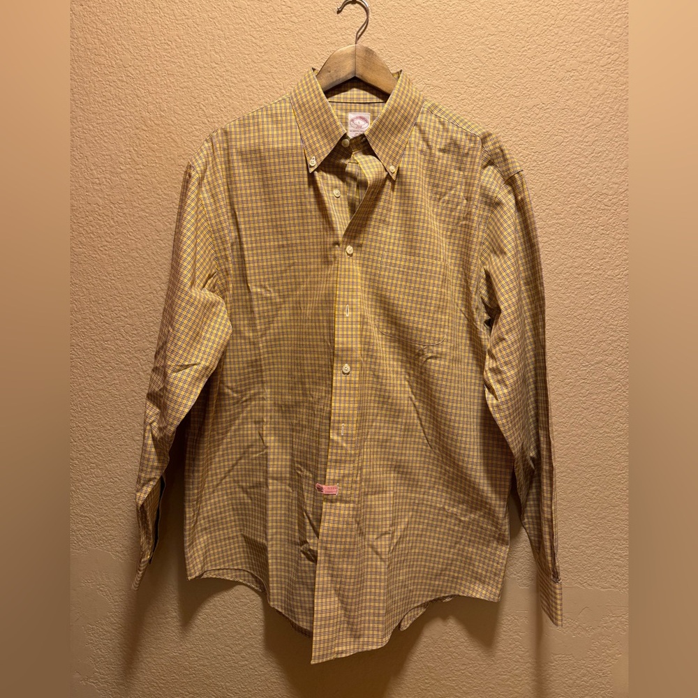 Brooks Brothers Non Iron Striped Shirt Size L